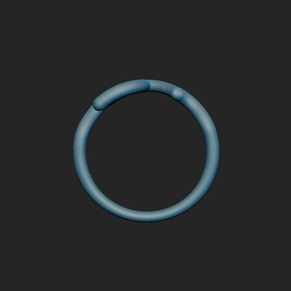 Ocean Wave Ring 3d Model