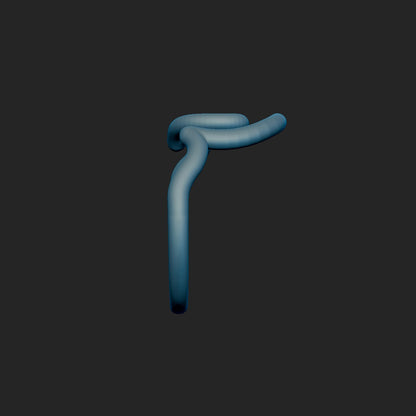 Ocean Wave Ring 3d Model