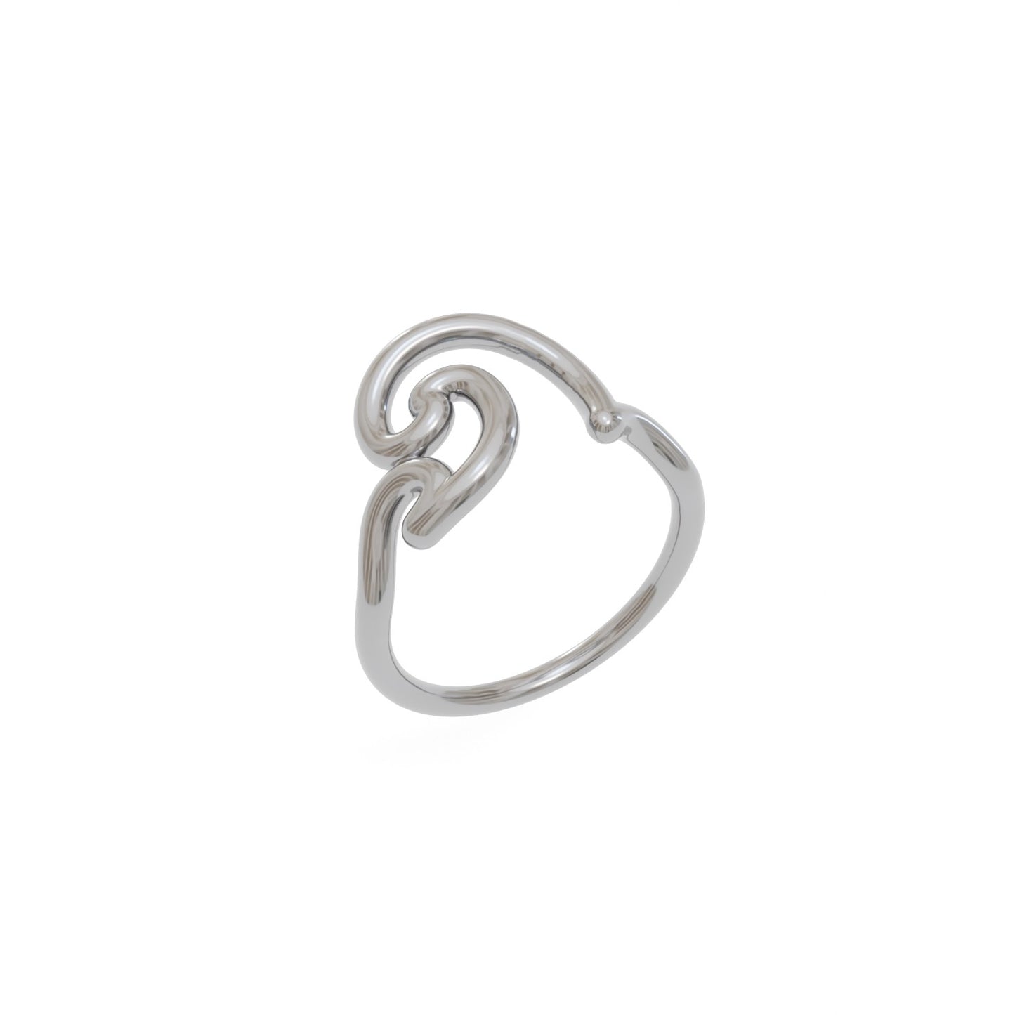 Ocean Wave Ring 3d Model