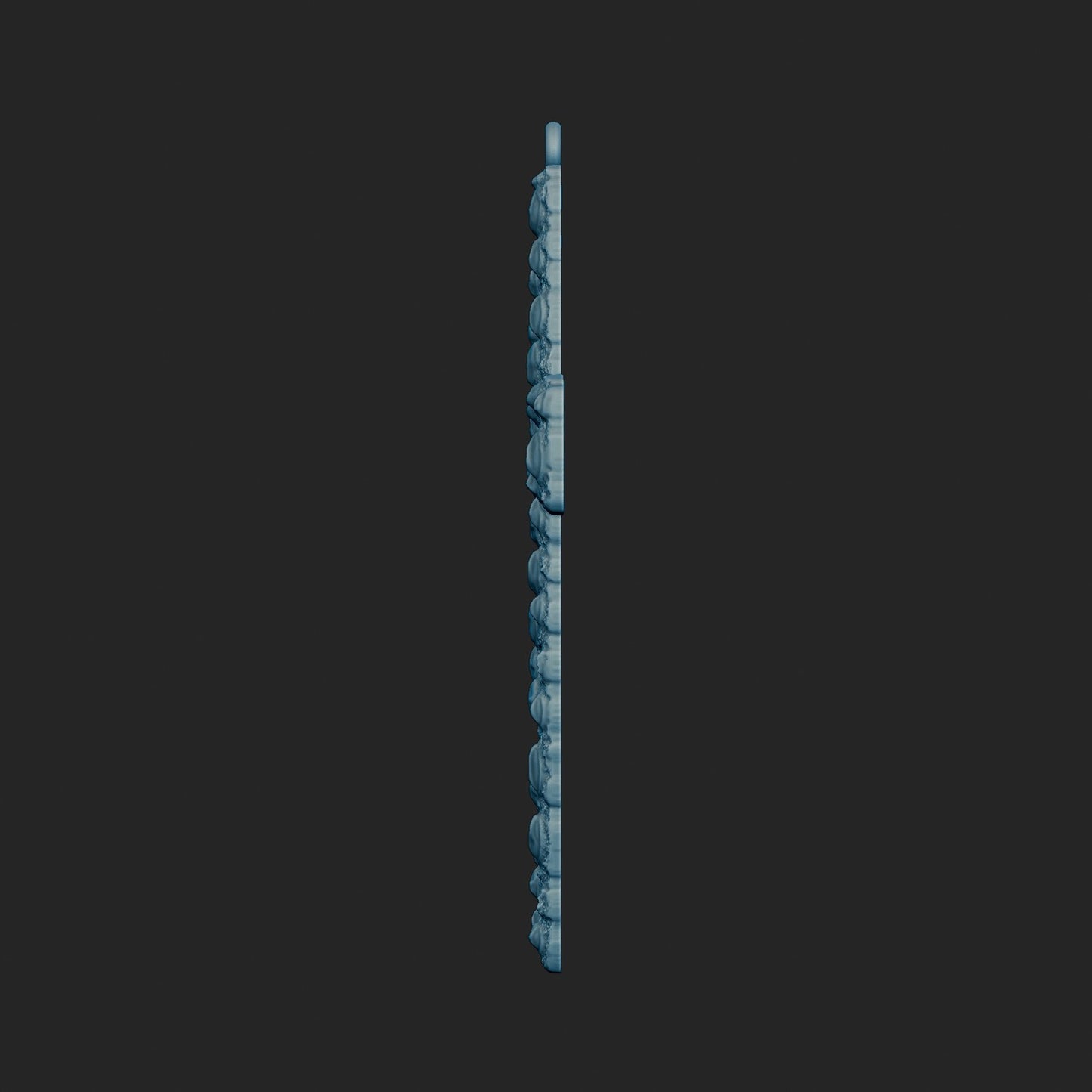 Open Nugget Pattern Cross 3d Model