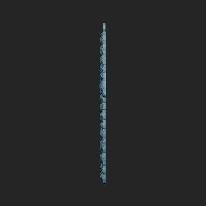 Open Nugget Pattern Cross 3d Model