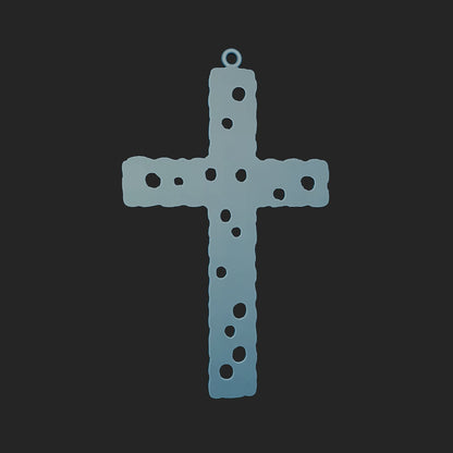 Open Nugget Pattern Cross 3d Model