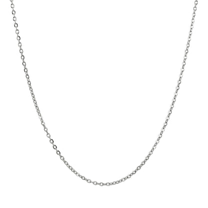 925 Sterling Silver Japanese "I Love You" Pendant With 22" Hypoallergenic Cable Chain Necklace