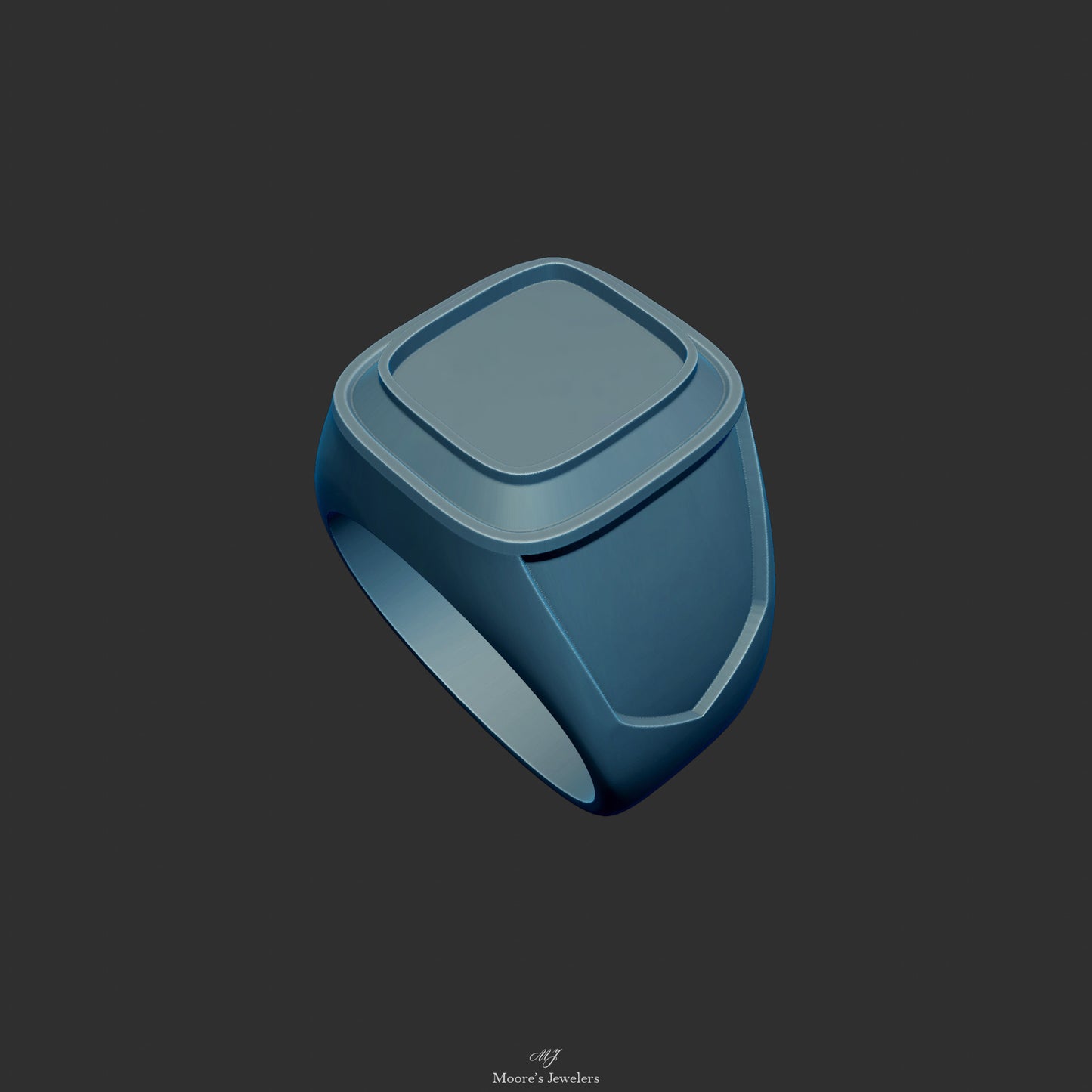 Textured or Smooth Class Ring 3d Model