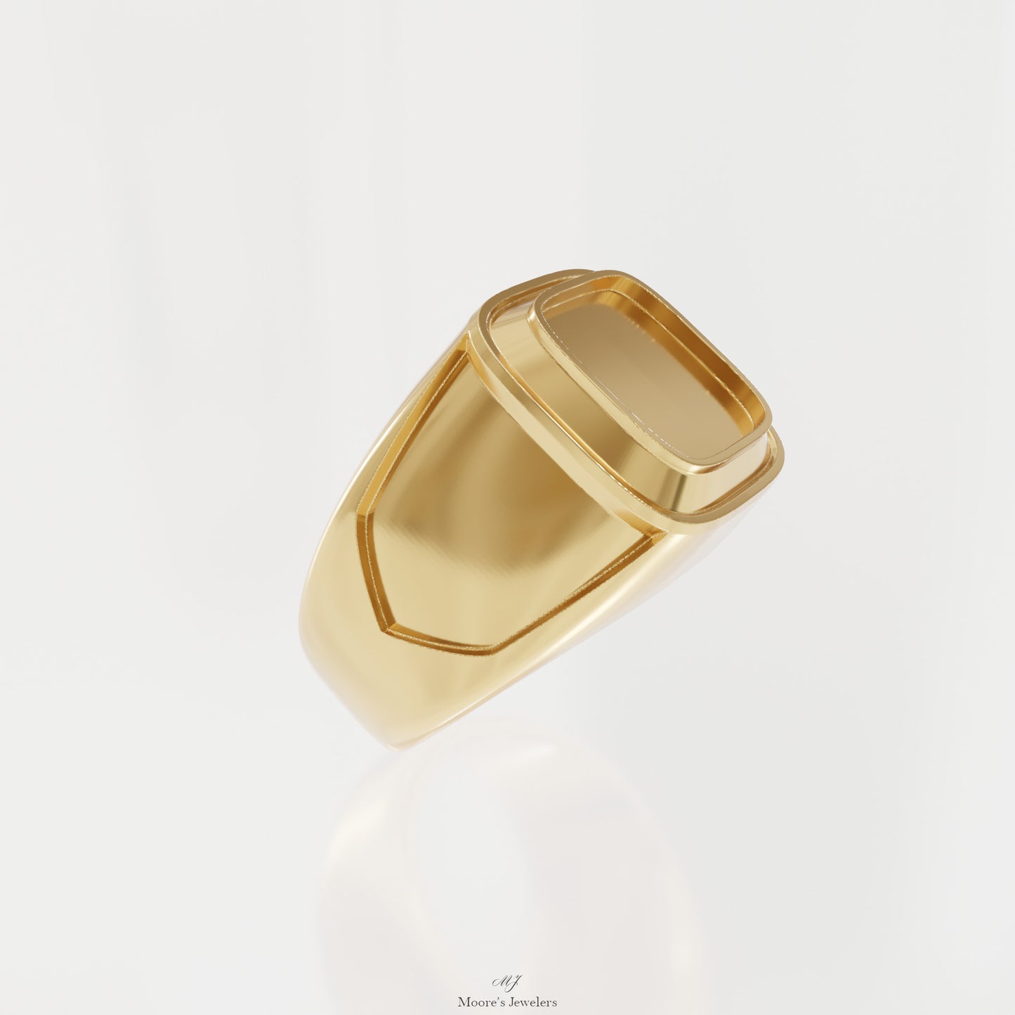 Textured or Smooth Class Ring 3d Model