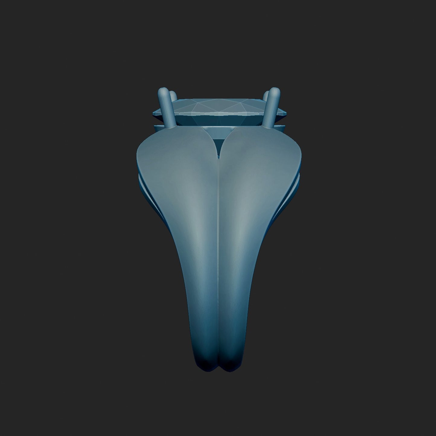 Faux Vintage Style Cocktail Ring 3d Model