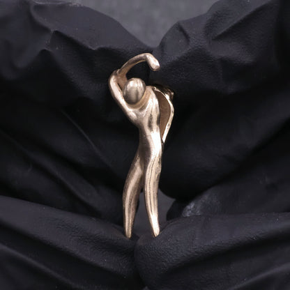 14k Yellow Updated Abstract Golfer Pendant