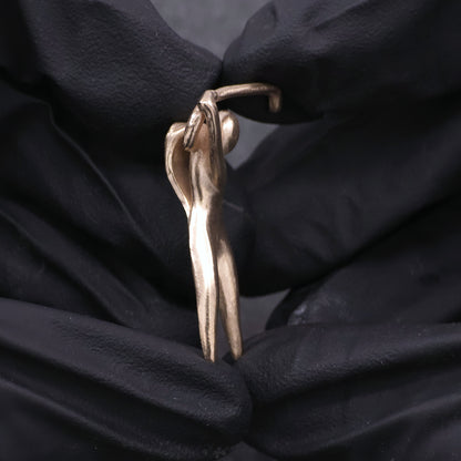 14k Yellow Updated Abstract Golfer Pendant