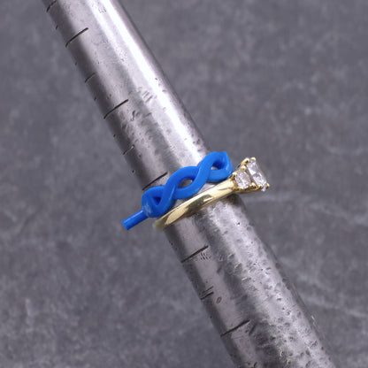 18k Interweaving Twist Wedding Band
