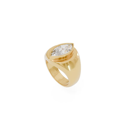 Large Marquise Diamond Ring