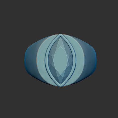 Large Marquise Diamond Ring