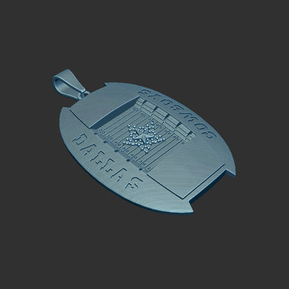 Cowboys AT&T Stadium Custom Pendant 3d Print