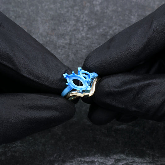 14k Yellow Gold Custom Wedding Band