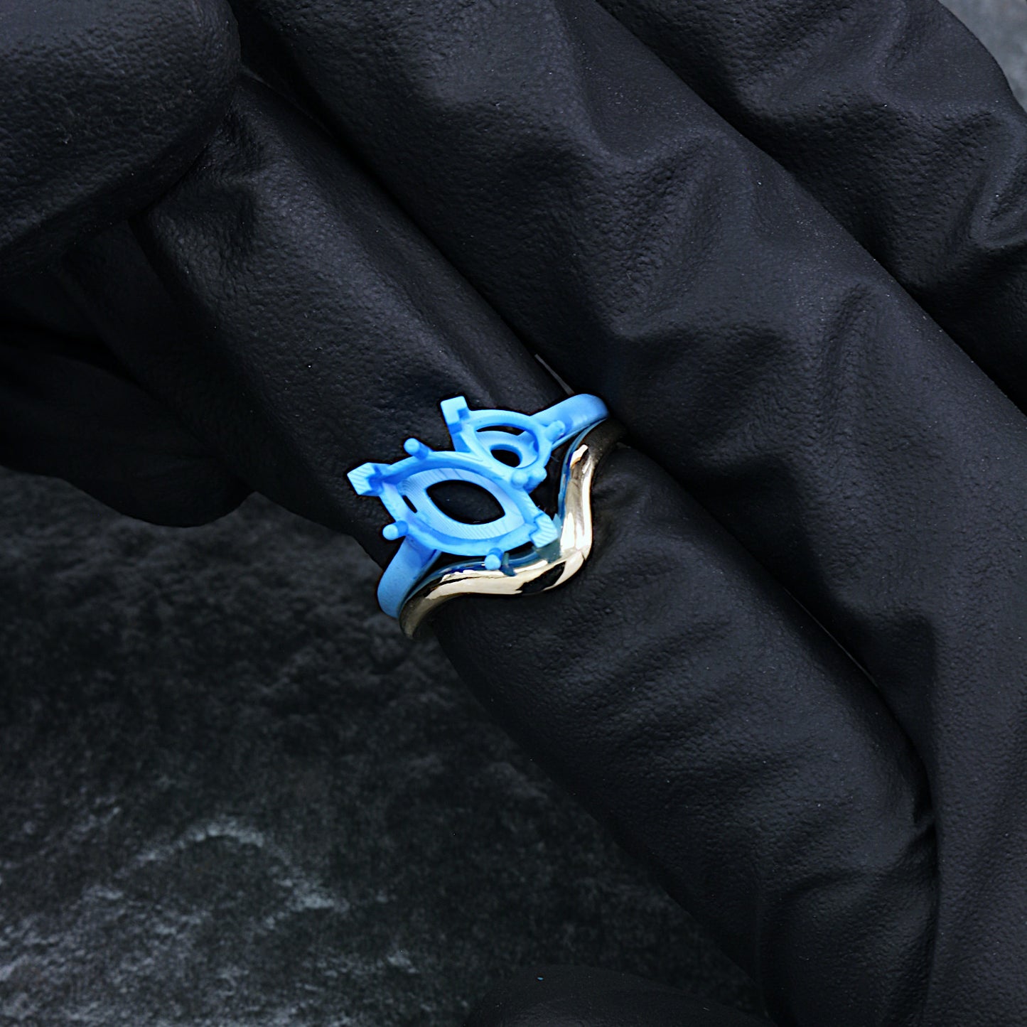 14k Yellow Gold Custom Wedding Band