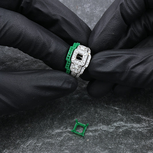Custom Wedding Band and Head 3d Prints