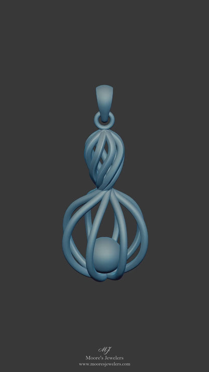 Twisted Enclosed Ball 3d Model