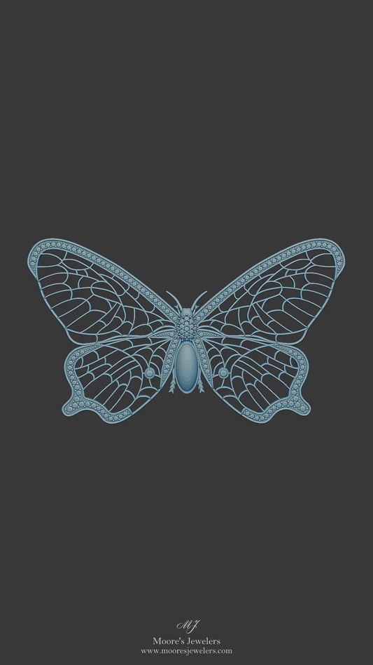 Custom Made Butterfly Brooch 3d Model and 3d Print