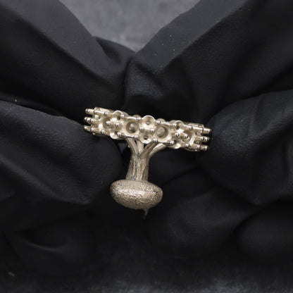 Recreated Diamond and Sapphire Ring Casting