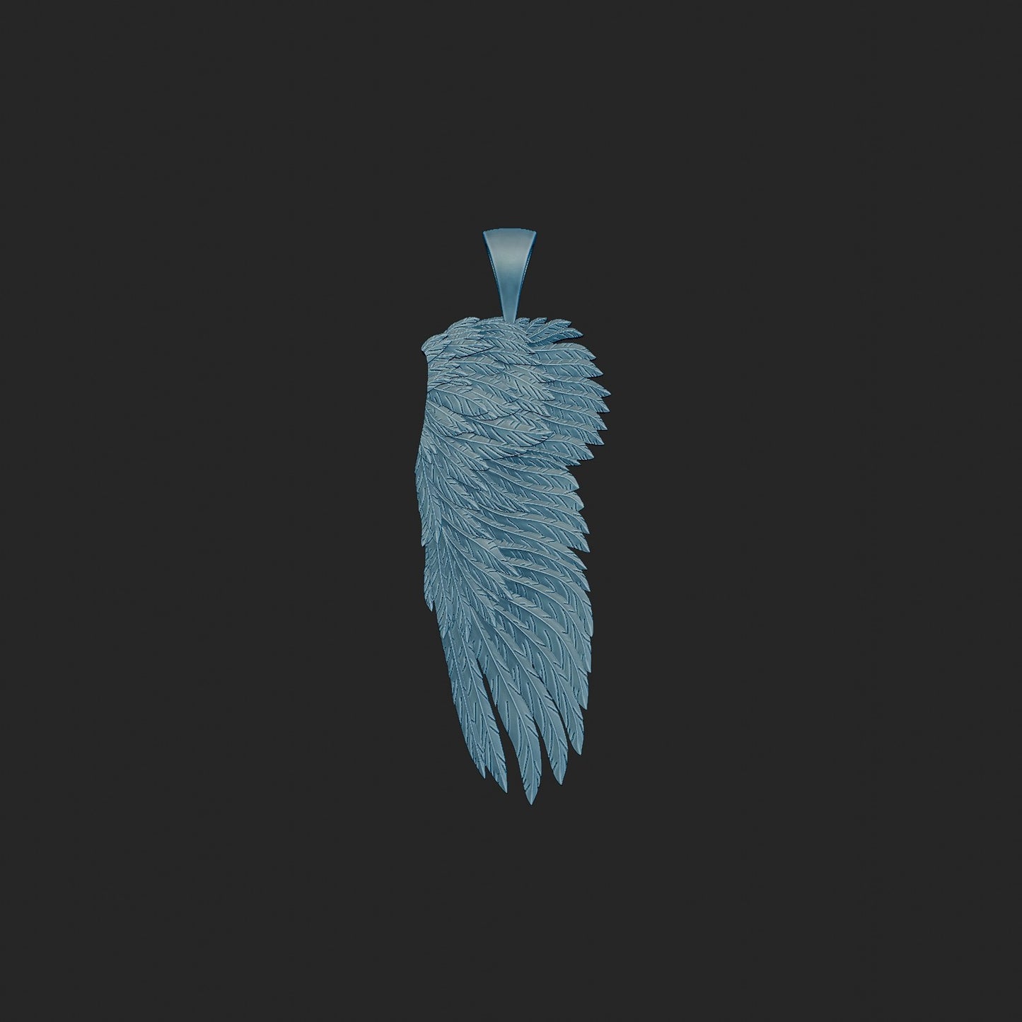 Recreated Headdress Tattoo Pendant