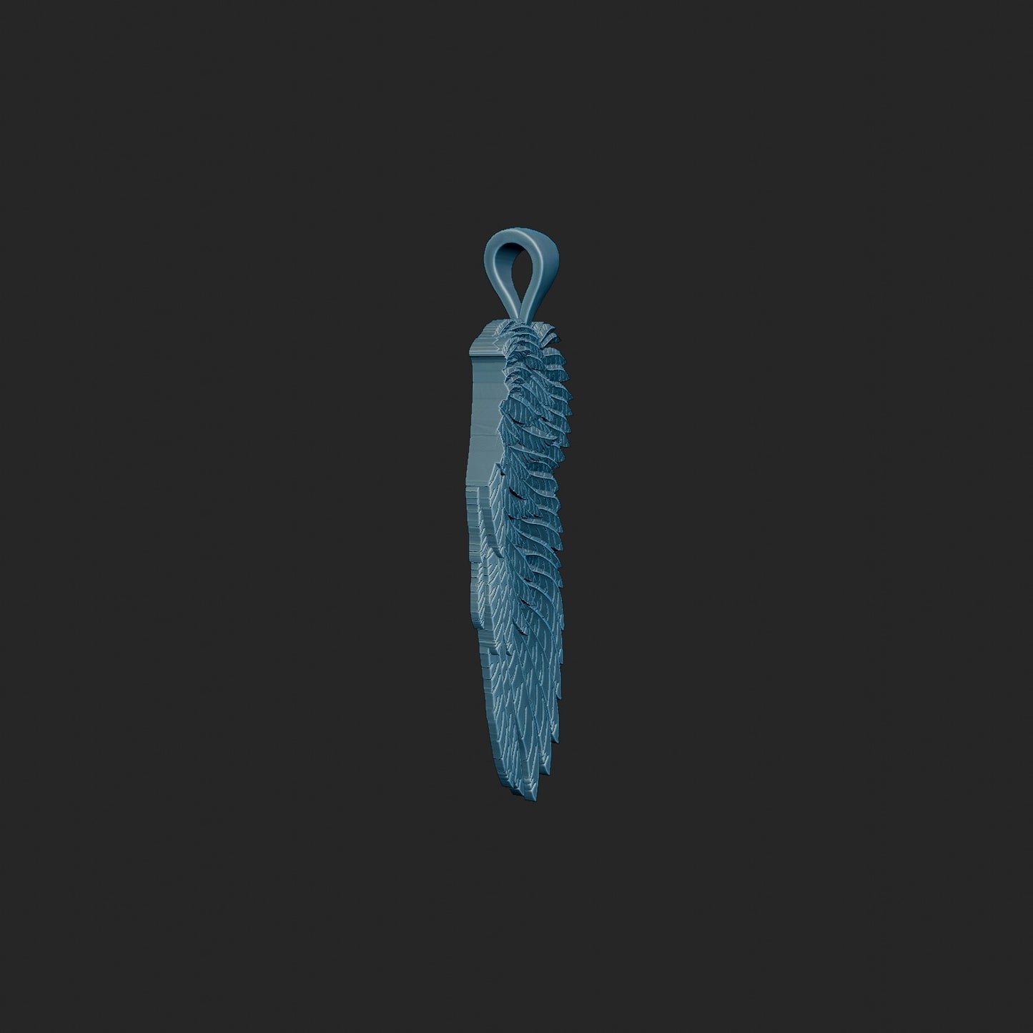 Recreated Headdress Tattoo Pendant