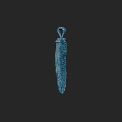Recreated Headdress Tattoo Pendant