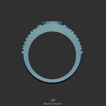 3 Ring Wedding Set 3d Model and Blender File