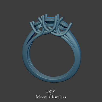 Past, Present, and Future 3d Model