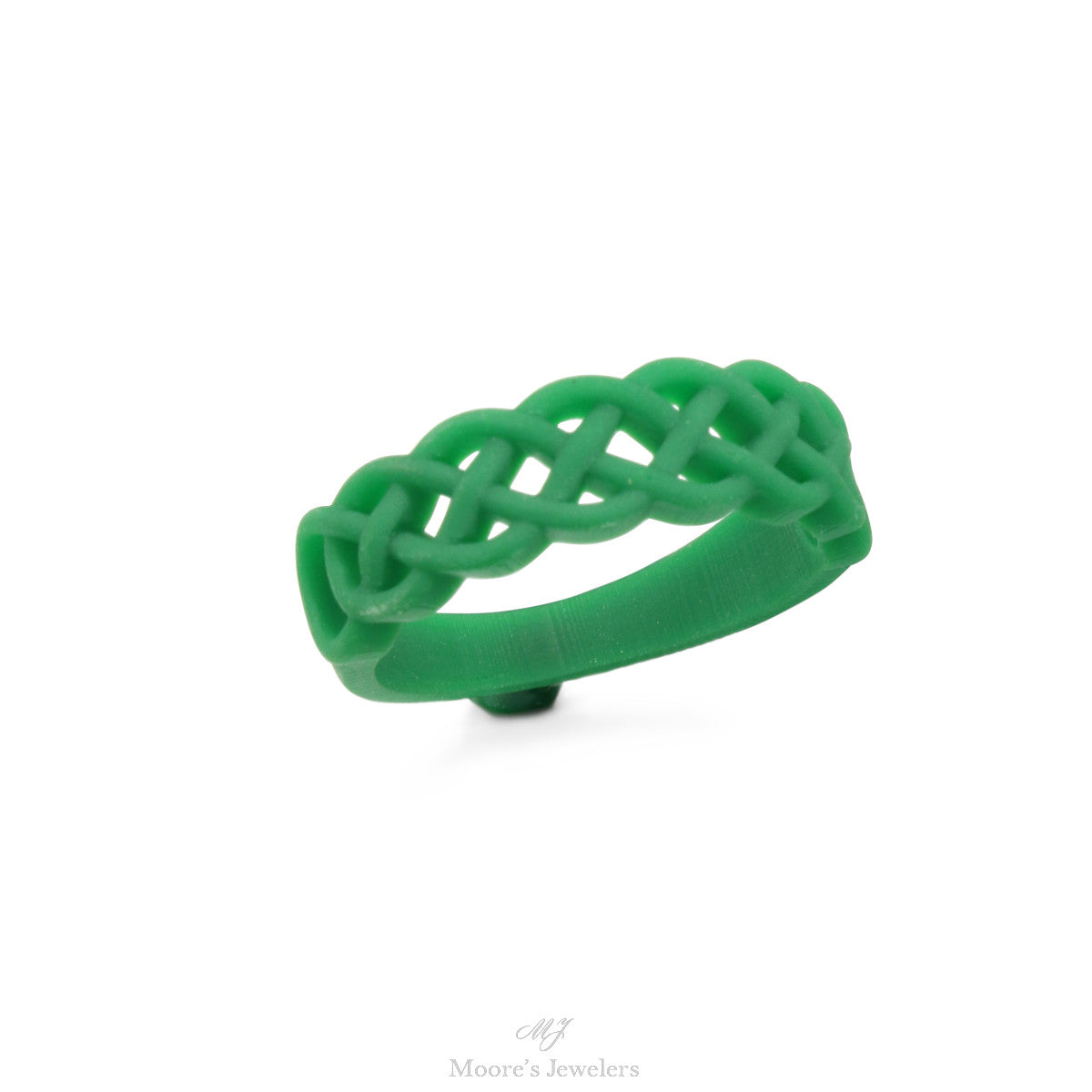 3d Print and Casting of Celtic Weave Ring