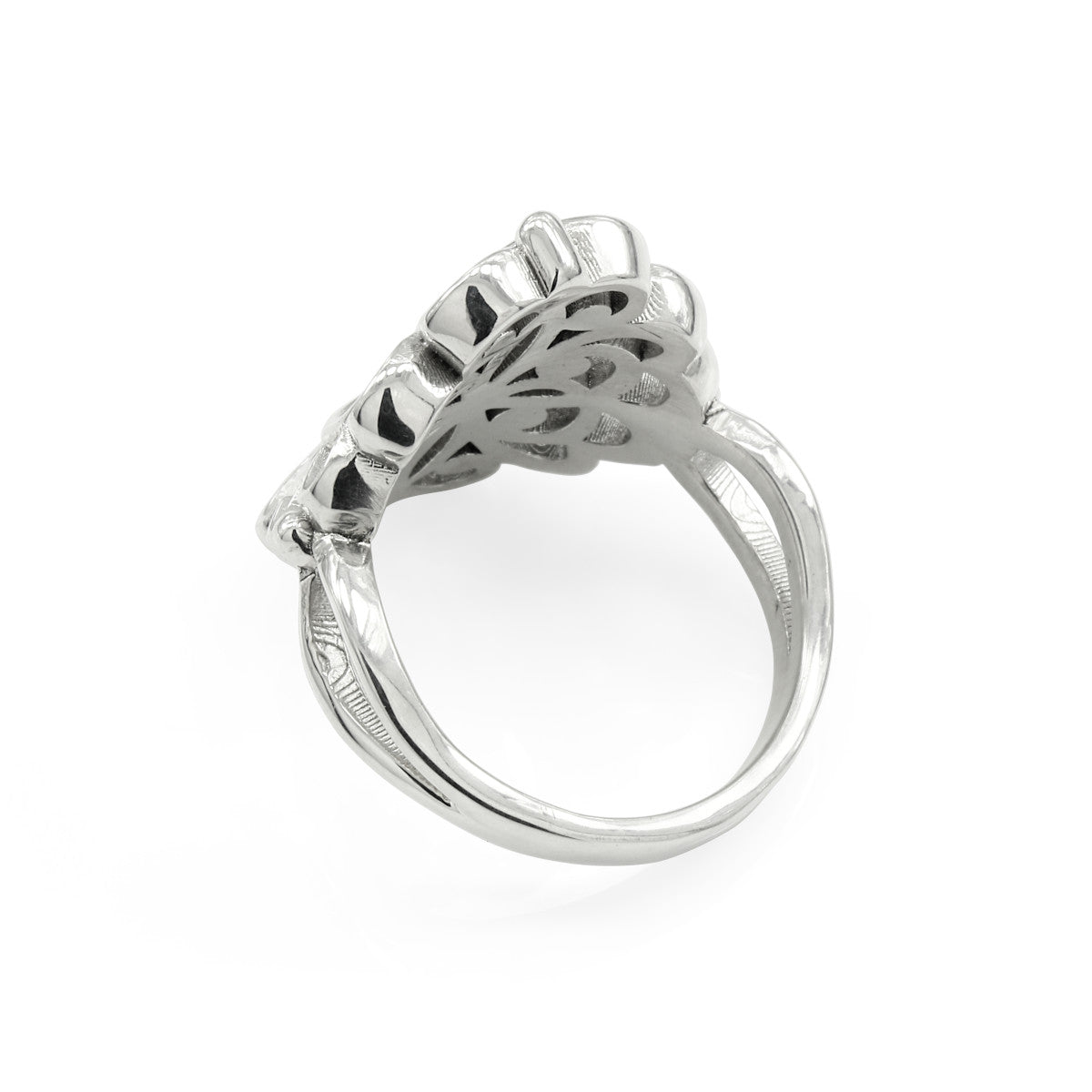 925 Sterling Silver Vintage Interweaving Style Ring