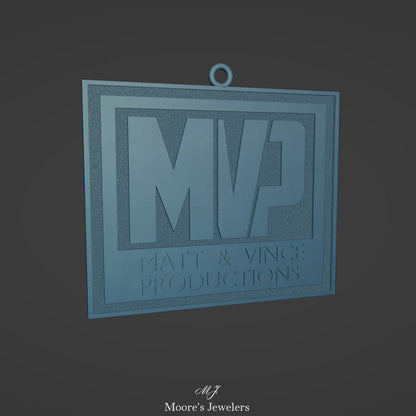 MVP Production Logo Pendant 3d Model