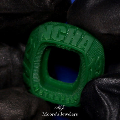 NCHA Signet Ring Top 3d Print