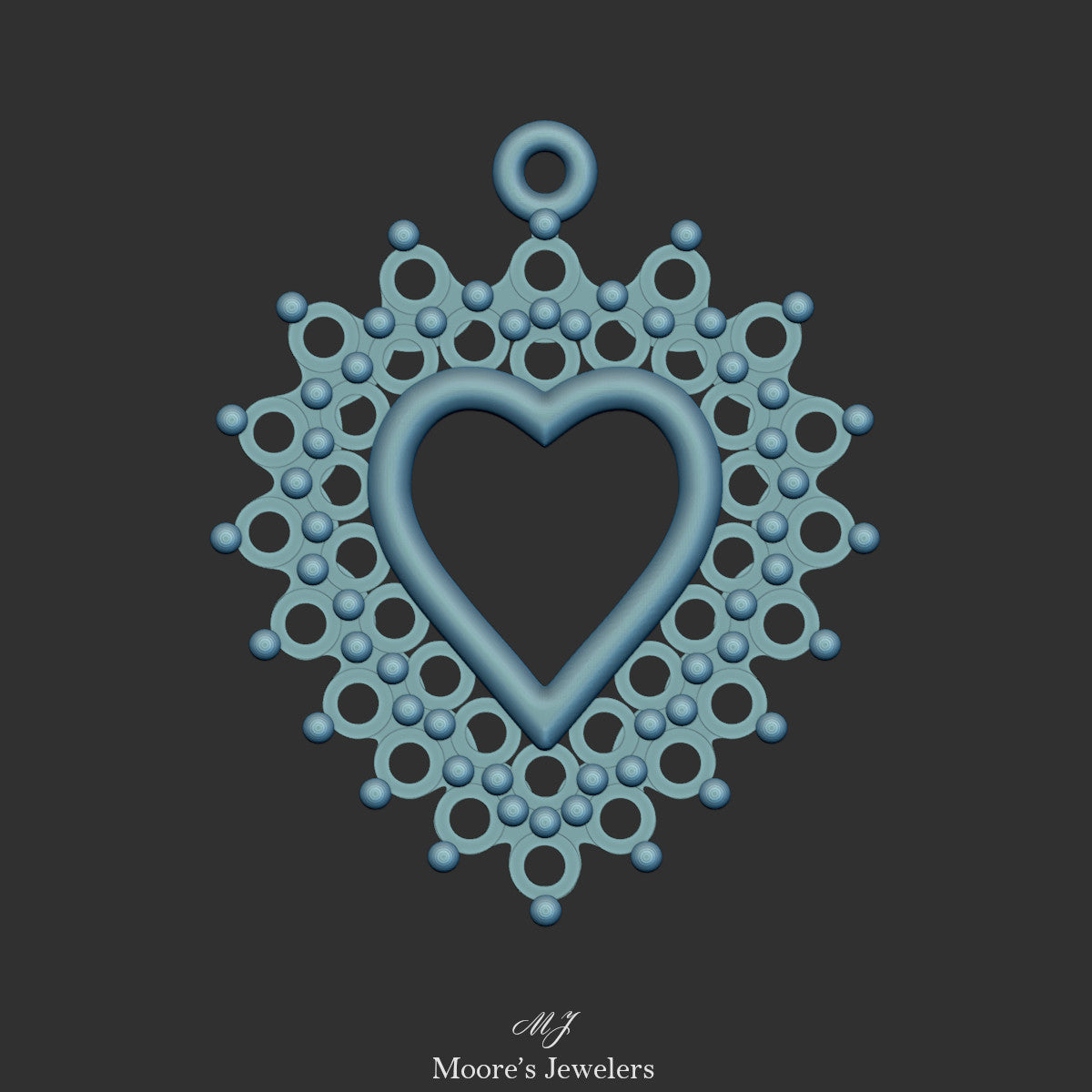 Heart Pendant 3d Model