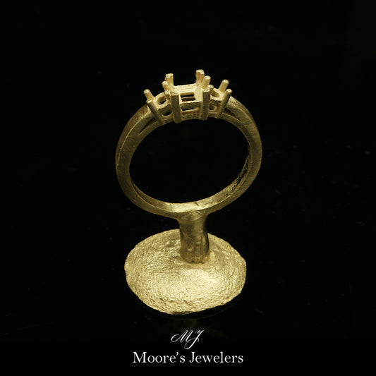 Cast of Simple Princess and Round Diamond Ring