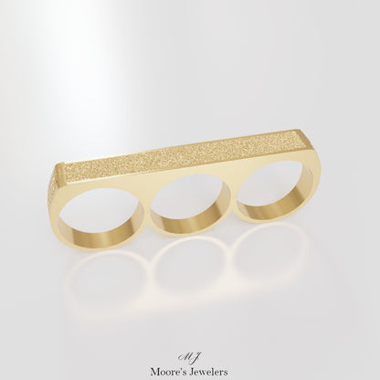 Textured Finger Bar Ring 3d Model – Moore's Jewelers