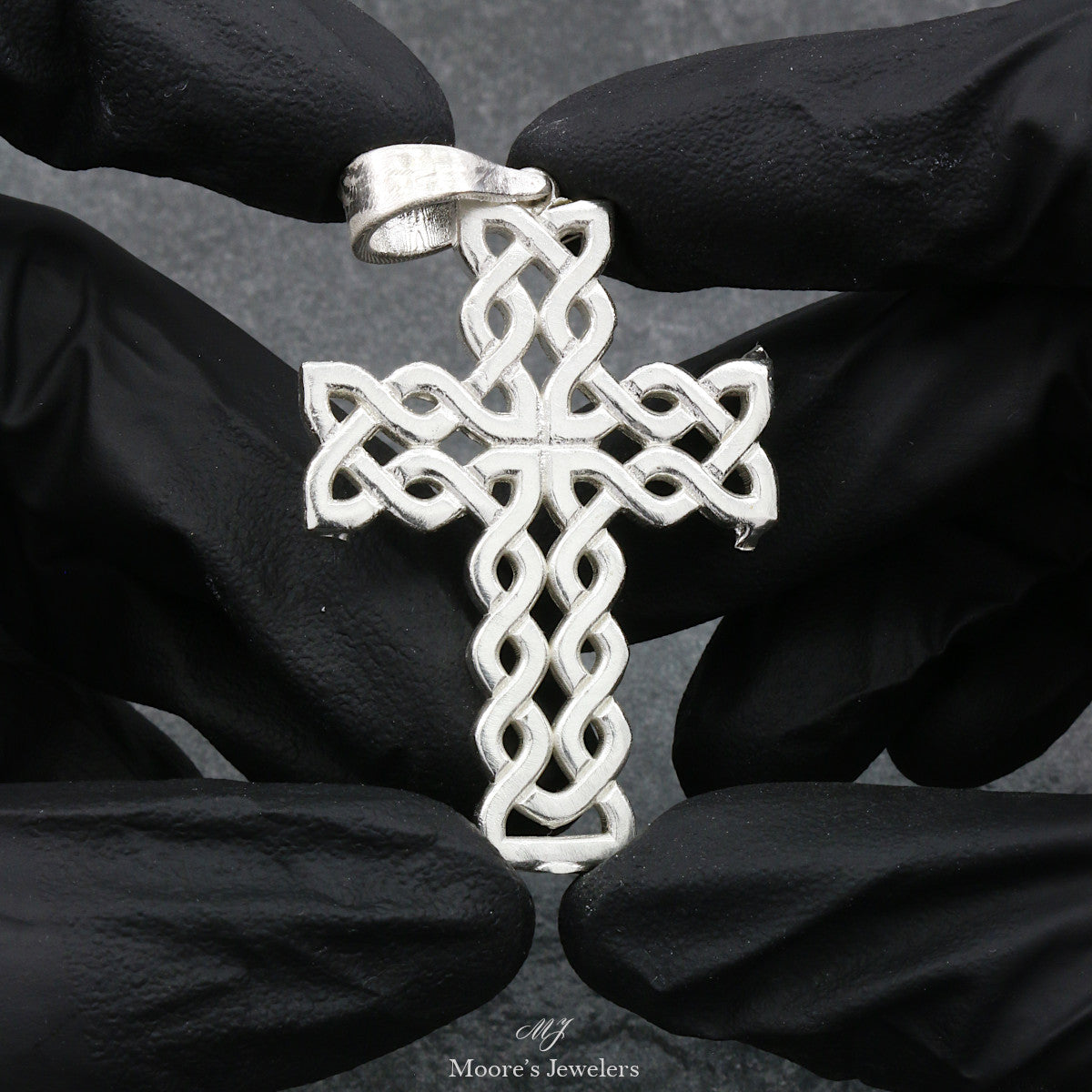 925 Sterling Silver Celtic Cross Pendant